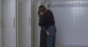 handjob at the movies - Isabelle Huppert handjob in toilet, scene in Piano Teacher