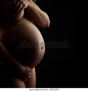 african naked pregnant ladies - Naked Pregnant Woman On Black Background Stock Photo 69216475 | Shutterstock