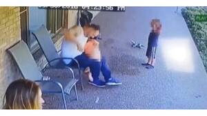 forced spanking videos - DISTURBING: Video shows father violently spanking, beating his 6-year-old  child