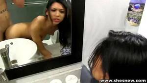 girlfriend bathroom - Watch ShesNew Fucking my slim girlfriend in the bathroom - Pov, Slim, Teen  Porn - SpankBang