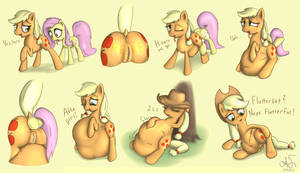 anal vore - #687674 - abdominal bulge, absurd res, anal vore, anus, applejack,  artist:augustbebel, belly, betrayal, body writing, chubby, comic, dialogue,  digestion, ...