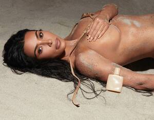 naked kim kardashian at beach - Kim Kardashian goes topless after stripping off nude bikini top in beach  shoot after Kanye West attacks Pete Davidson | The US Sun