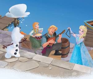 Disney Frozen Marshmallow Porn - Olaf, Anna, Kristoff, and Elsa