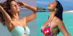 nude beach dancers - 12 Bollywood Actresses in Bikinis on the Beaches of Maldives | DESIblitz