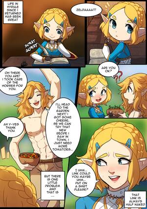 cartoon zelda nude porn - A Night With Zelda comic porn | HD Porn Comics