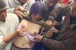 Chikan Porn Clips - REAL Chikan in public festival 2 (full clip at http://j.gs/Cqtd), watch free