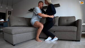 Leggings Porn Couch - I ripped my wife's leggings and fucked her as hard as I could - XNXX.COM