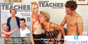 granny teaches - Mature NL - Romana & Tyna Gold - Granny teaches a young couple the ways of  steamy sex 1080p Â» Sexuria Download Porn Release for Free