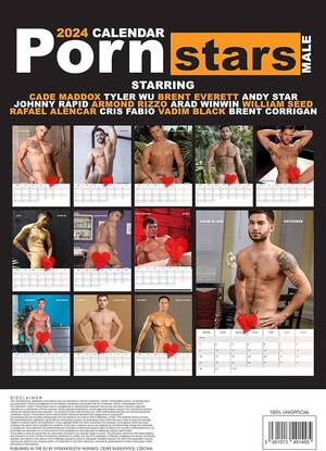 Calendar - Amazon.com : Gay Porn Stars Calendar 2024 - Featuring Andy Star, Johnny  Rapid, Brent Everett, Vadim Black : Office Products