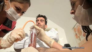 dentist glove handjob - Glove Mansion - Experimental dental handjob part 2