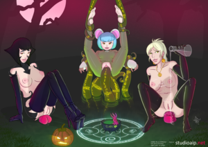 Halloween Tentacle Porn - Happy Halloween - Summoning tentacles (Group 1) by dtenshi - Hentai Foundry