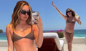 ashley tisdale on nude beach - Ashley Tisdale shows off her very toned tummy while in a skimpy bikini in  Mexico | Daily Mail Online