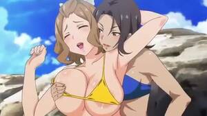 busty hentai babes lesbians - Hot Hentai Telling About Two Busty Girls Playing Dirty Lesbian Games During  Their Vocations