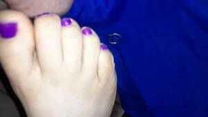 Milf Feet Purple Nails - Purple Toes Porn Videos | Pornhub.com
