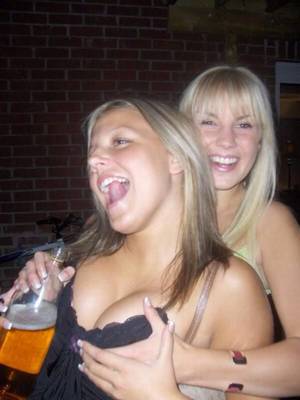 drunk teens at a party - Drunk girls party hard and let loose