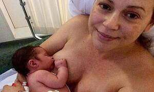 alyssa milano upskirt miley cyrus - Alyssa Milano slams society's double standards - Newborn Baby