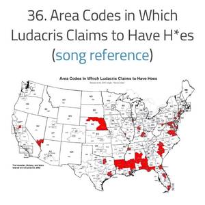 Different Types Of Porn - Thanks to this map, we know where Ludacris has sowed his wild oats. Wait,  what kind of porn are we talking about?