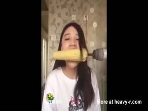 Lesbian Porn Sexy Hair Bun - Loosing Hair Over A Corn Cob