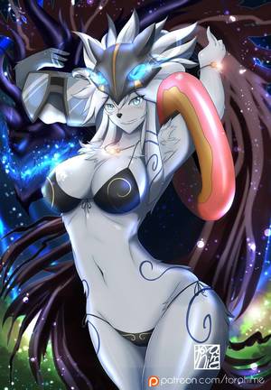 Lol Hottest Champions Porn - League of Legends Hentai sexy nude Kindred boobs titts
