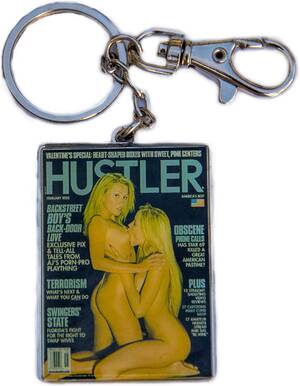 black nudists magazines - Licensing Essentials Hustler Magazine Adult Keychain February 2002 Nicole &  Haven