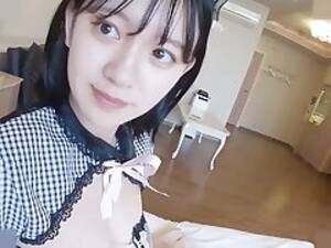japanese chubby blowjob - A Japanese loveliness with black hair, and including chubby tits, sign in a  blowjob, she cums in her mouth, brim-full on Porn Hub Live