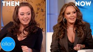 leah remini upskirt - Then and Now: Leah Remini's First and Last Appearances on 'The Ellen Show'  - YouTube