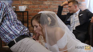 Bride Cuckold Porn - Greedy Bride cuckolds the Groom on her Wedding Day