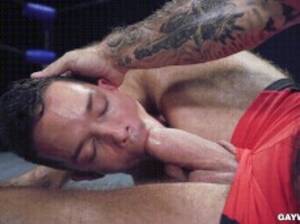 forced to suck his dick - Wrestler Jasbeon Collins Makes Nic Sahara Suck His Thick Uncut Dick 0114 10  Gay Porn Gif | Pornhub.com