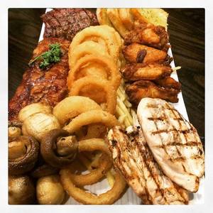 Extreme Food Porn - Man vs Food challenge.