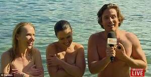 best nudist beach girls - Lady Kitty Spencer's rumoured love James Tobin interviews two topless women  | Daily Mail Online