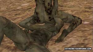 Lesbian Zombie Porn - Two 3D Cartoon Zombie Lesbian Babes Fooling Around - XVIDEOS.COM