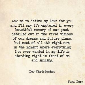 emotional loving - As the song goes...\