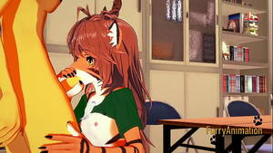 Japanese Hentai Porn Furry - Furry Futanari Hentai 3D - Dog Futanari and Tiger Girl blowjob and fucked  with creampie - Anime Manga Japanese Yiff Cartoon Porn - Hentai Lab
