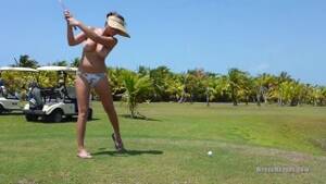 beautiful black tits golf - Topless Golfing with Nyssa Nevers - Pornhub.com