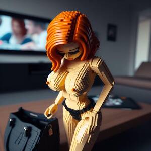 Lego Porn Tits - Lego boobies : r/DalleGoneWild