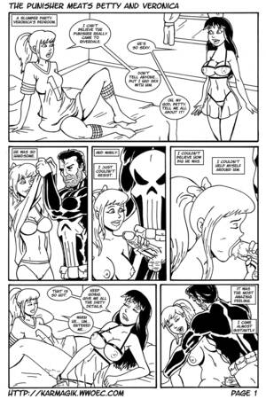 Archies Mysteries Porn Hot And Sexy - The Punisher Meats Betty and Veronica #1 by karmagik