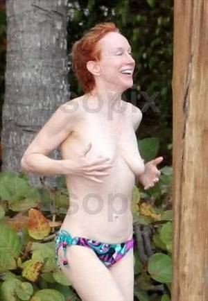 kathy griffin upskirt pussy - Comedian Kathy Griffin Dances Topless By A Road In Miami Candid Photos |  jonny 2 names