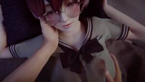 Anime Porn 3d Glasses - POV 3d fucking with a teen shy schoolgirl in a cute uniform