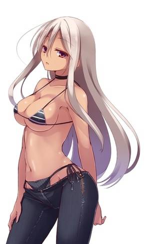 Anime Characters Porn - Superb big tits lingerie in this hot anime porn thong picture