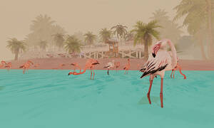 cartoon nude beach handjob - Flamingo Lagoon | Second Life Destinations
