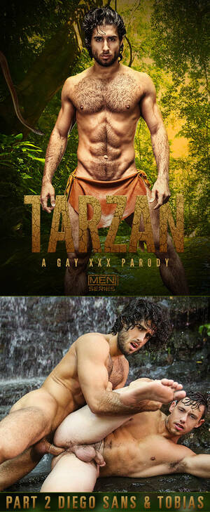 Gay Porn Tarzan 2 - Men.com: Diego Sans bangs Tobias in \