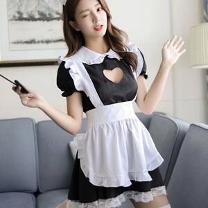 Black Maid Porn Under Skirt - Black Cute Lolita Maid Costume Anime Cosplay Porn Maids Rem Dress Akatsuki  Naruto Animation Show Japanese Outfit Dress Clothes - AliExpress