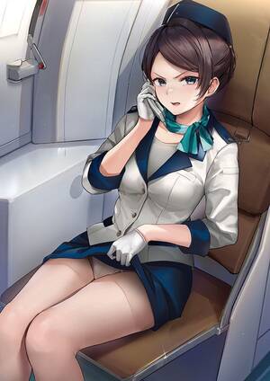 Flying Anime Porn Comics - Flight Attendant Showing Her Panties While Being Disgusted [Original] free hentai  porno, xxx comics, rule34 nude art at HentaiLib.net