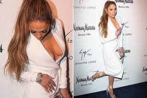 jennifer lopez nude huge tits - Jennifer Lopez accidently flashes her nude bra as her boobs pop out of her  dress at an A-list event in Beverly Hills | The Sun