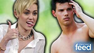 Laura Marano Porn - Taylor Lautner A Porn Star? Miley Cyrus Hates Clothes? Laura Marano Hits Us  Up - Clevver Feed - YouTube