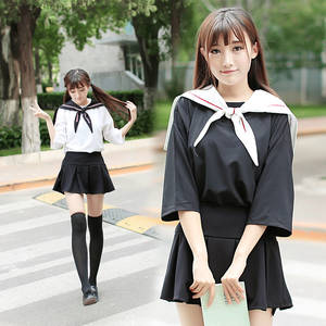 Japan Schoolgirl Outfit Porn - 2018 Summer Students Class Sailor Suit Dolly skirt Japanese and korean  school uniform for Cosplay Girls