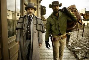 Django Unchained Porn - ... Weinstein Company shows, from left, Christoph Waltz as Schultz and  Jamie Foxx as Django in the film \