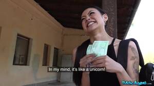 asian interracial fuck for cash - Asian girl fucked for cash at the street - Rae Lil Black