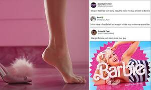 Kristen Stewart Feet Porn - Why Barbie fans are going gaga over Margot Robbie's FEET | Daily Mail Online