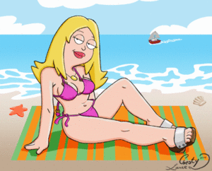 American Dad Porn Beach - Francine Smith â€“ hottest blond milf on the beach (at least for today) â€“ American  Dad Porn